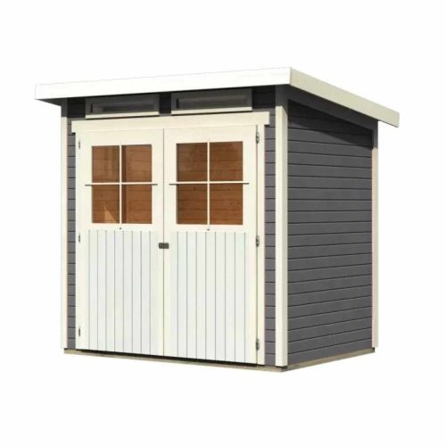 fából készült kerti ház KARIBU GLUCKSBURG 2 (68190) terragrau LG3488