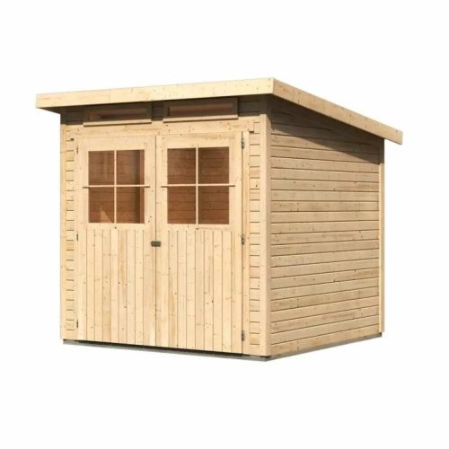 fából készült kerti ház KARIBU GLUCKSBURG 3 (57734) natur LG3491