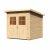 fából készült kerti ház KARIBU GLUCKSBURG 3 (57734) natur LG3491