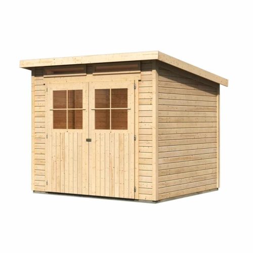 fából készült kerti ház KARIBU GLUCKSBURG 4 (57743) natur LG3496