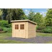 fából készült kerti ház KARIBU GLUCKSBURG 4 (57743) natur LG3496