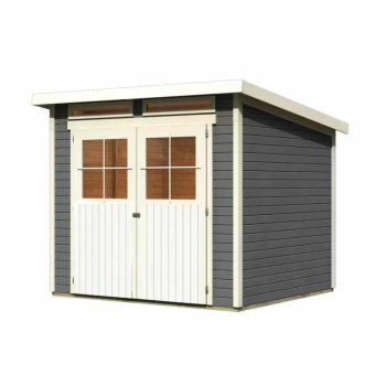   fából készült kerti ház KARIBU GLUCKSBURG 4 (68216) terragrau LG3497