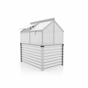   emelt ágyás üvegházzal VITAVIA GAIA JUMBO PC 4 mm ezüst LG3733