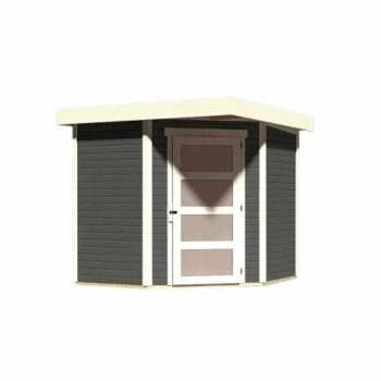   fából készült kerti ház KARIBU SCHWANDORF 3 (73468) terragrau LG3890