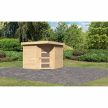 fából készült kerti ház KARIBU SCHWANDORF 5 (73470) natur LG3904