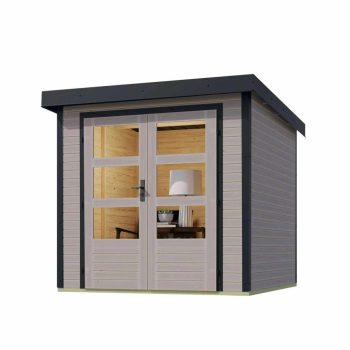   hibrid kerti ház KARIBU JUPITER D (93419) világosszürke / antracit LG4078