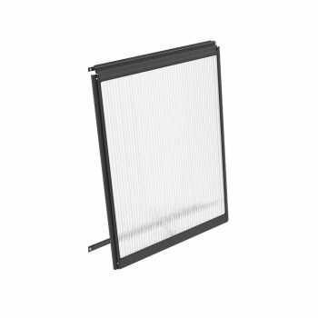   fali szellőző ablak fekete VITAVIA V típus (40000608) PC 6 mm LG4109