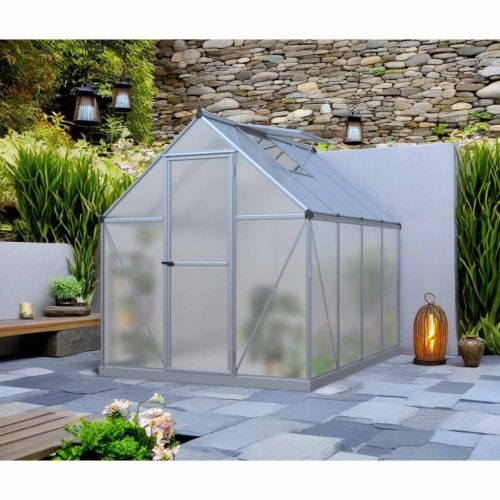 üvegház LANITPLAST SARANA 6x8 PC 4 mm ezüst színű LG4275