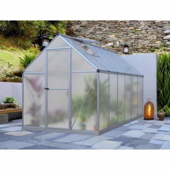   üvegház LANITPLAST SARANA 6x12 PC 4 mm ezüst színű LG4276