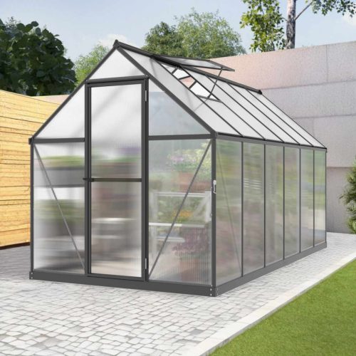 üvegház LANITPLAST SARANA 6x12 PC 4 mm fekete színű LG4335