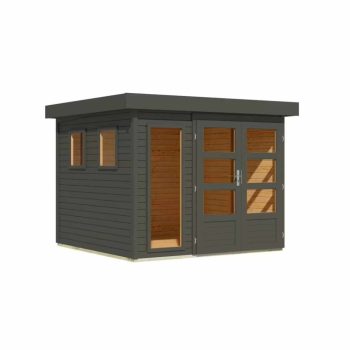 fa kerti ház KARIBU LAHAR 3,5 (11505) terragrau LG4420