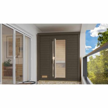 finn szauna KARIBU HYTTI 0 (356) terragrau LG4502