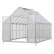 üvegház LANITPLAST SARANA 8x12 PC 4 mm ezüst színű LG4748