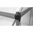 üvegház LANITPLAST SARANA 8x12 PC 4 mm ezüst színű LG4748