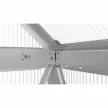 üvegház LANITPLAST SARANA 8x12 PC 4 mm ezüst színű LG4748