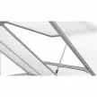 üvegház LANITPLAST SARANA 8x12 PC 4 mm ezüst színű LG4748