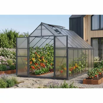   üvegház LANITPLAST SARANA 8x14 PC 4 mm fekete színű LG4751
