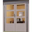 hibrid kerti ház KARIBU JUPITER 3D (12369) világosszürke / világosszürke + menedék 219 cm LG4993