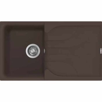   ELLECI- Mosogatótálca Ego 400 86x50 Granitek 1 m.+cseppt. Espresso G78