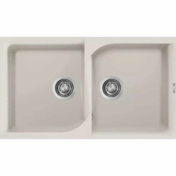   ELLECI- Mosogatótálca Ego 450 86x50 Granitek 2m. Bianco soft G39