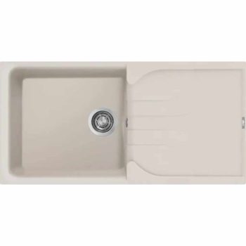   ELLECI- Mosogatótálca Ego 480 100x50 Granitek 1m.+cseppt. Bianco soft G39