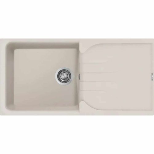 ELLECI- Mosogatótálca Ego 480 100x50 Granitek 1m.+cseppt. Bianco soft G39