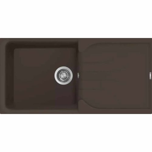 ELLECI- Mosogatótálca Ego 480 100x50 Granitek 1m.+cseppt. Espresso G78