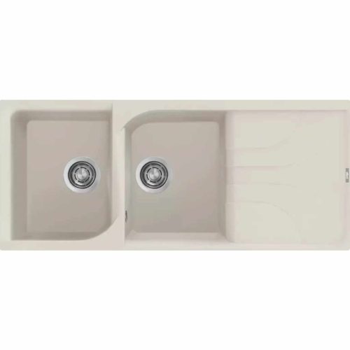 ELLECI- Mosogatótálca Ego 500 116x50 Granitek 2m.+cseppt. Bianco soft G39