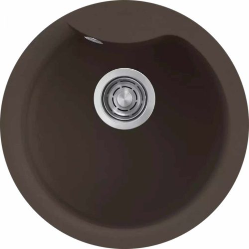 ELLECI- Mosogatótálca Ego Round 48,5 Granitek kerek medence Espresso G78