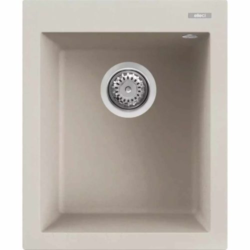 ELLECI- Mosogatótálca Quadra 100 UM aláépíthető 38x44 Granitek 1 m. Bianco soft G39