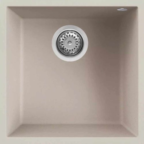 ELLECI- Mosogatótálca Quadra 102 UM aláépíthető 44x44 Granitek 1m. Bianco soft G39