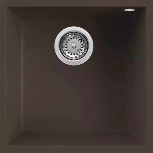 ELLECI- Mosogatótálca Quadra 102 UM aláépíthető 44x44 Granitek 1m. Espresso G78