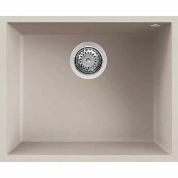   ELLECI- Mosogatótálca Quadra 105 UM aláépíthető 54x44 Granitek 1 m. Bianco soft G39