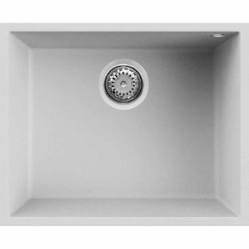   ELLECI - Mosogatótálca Quadra 105 G68 bianco munkalap alá szerelhető