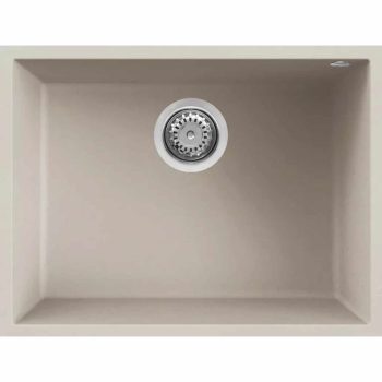   ELLECI- Mosogatótálca Quadra 110 UM aláépíthető 58,5x44 Granitek 1 m. Bianco soft G39