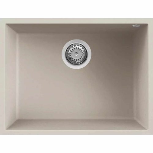 ELLECI- Mosogatótálca Quadra 110 UM aláépíthető 58,5x44 Granitek 1 m. Bianco soft G39