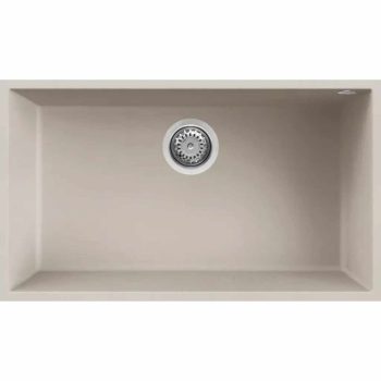   ELLECI- Mosogatótálca Quadra 130 UM aláépíthető 76x44 Granitek 1 m. Bianco soft G39