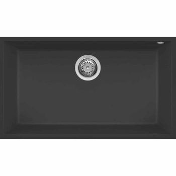   ELLECI - Mosogatótálca Quadra 130 G40 nero munkalap alá szerelhető