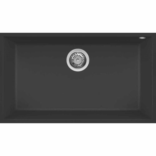 ELLECI - Mosogatótálca Quadra 130 G40 nero munkalap alá szerelhető