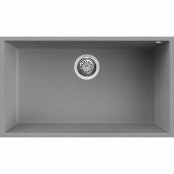   ELLECI - Mosogatótálca Quadra 130 G48 cemento munkalap alá szerelhető