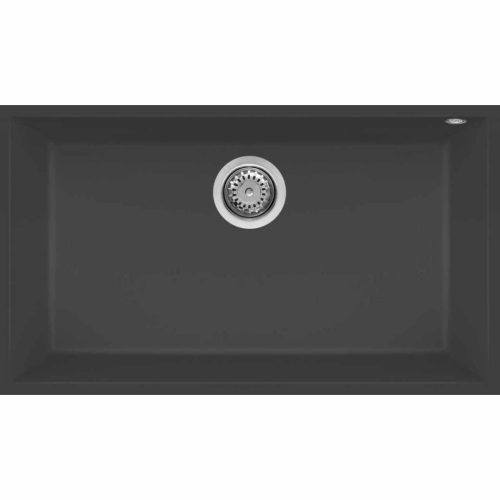 ELLECI - Mosogatótálca Quadra 130 G59 antracite munkalap alá szerelhető