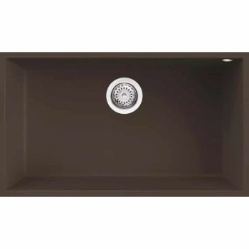   ELLECI- Mosogatótálca Quadra 130 UM aláépíthető 76x44 Granitek 1 m. Espresso G78