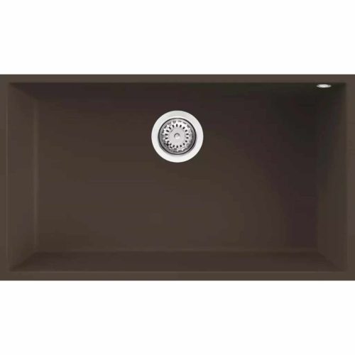 ELLECI- Mosogatótálca Quadra 130 UM aláépíthető 76x44 Granitek 1 m. Espresso G78