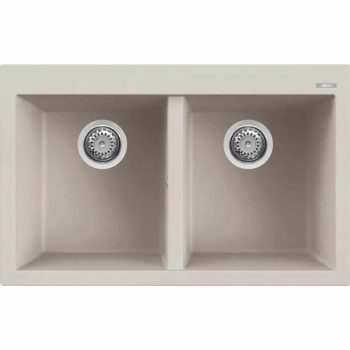   ELLECI- Mosogatótálca Quadra 350 79x50 Granitek 2m. Bianco soft G39