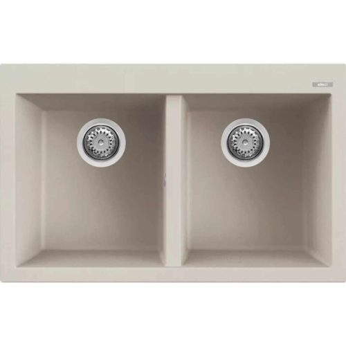 ELLECI- Mosogatótálca Quadra 350 79x50 Granitek 2m. Bianco soft G39