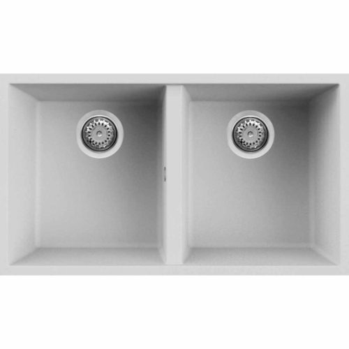 ELLECI - Mosogatótálca Quadra 350 G68 bianco munkalap alá szerelhető