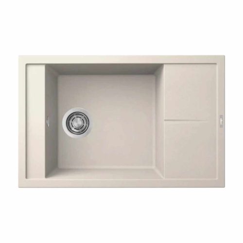 ELLECI- Mosogatótálca Unico 305 78x50 Granitek 1 m. +cseppt. Bianco soft G39