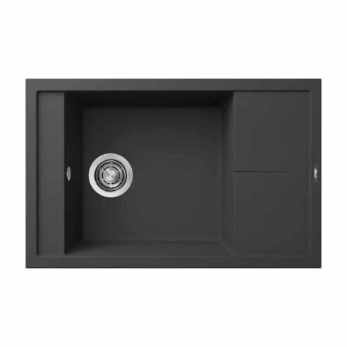 ELLECI- Mosogatótálca Unico 305 78x50 Granitek 1 m. +cseppt. Nero G40