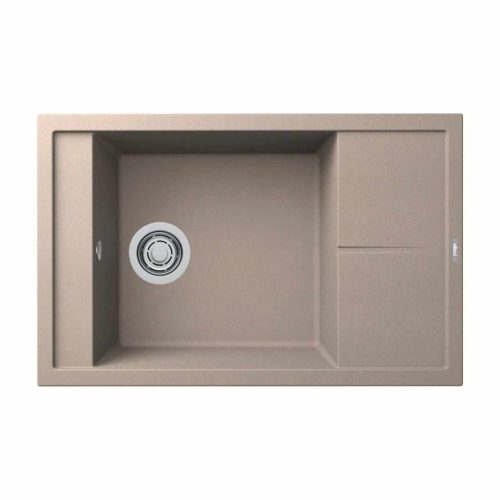 ELLECI- Mosogatótálca Unico 305 78x50 Granitek 1 m. +cseppt. Tortora G43