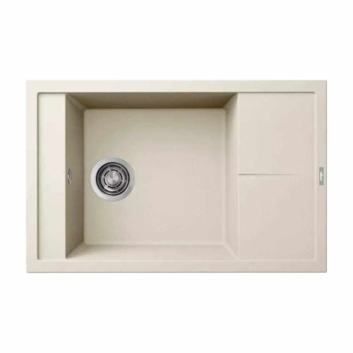 ELLECI- Mosogatótálca Unico 305 78x50 Granitek 1 m. +cseppt. Bianco Antico G62